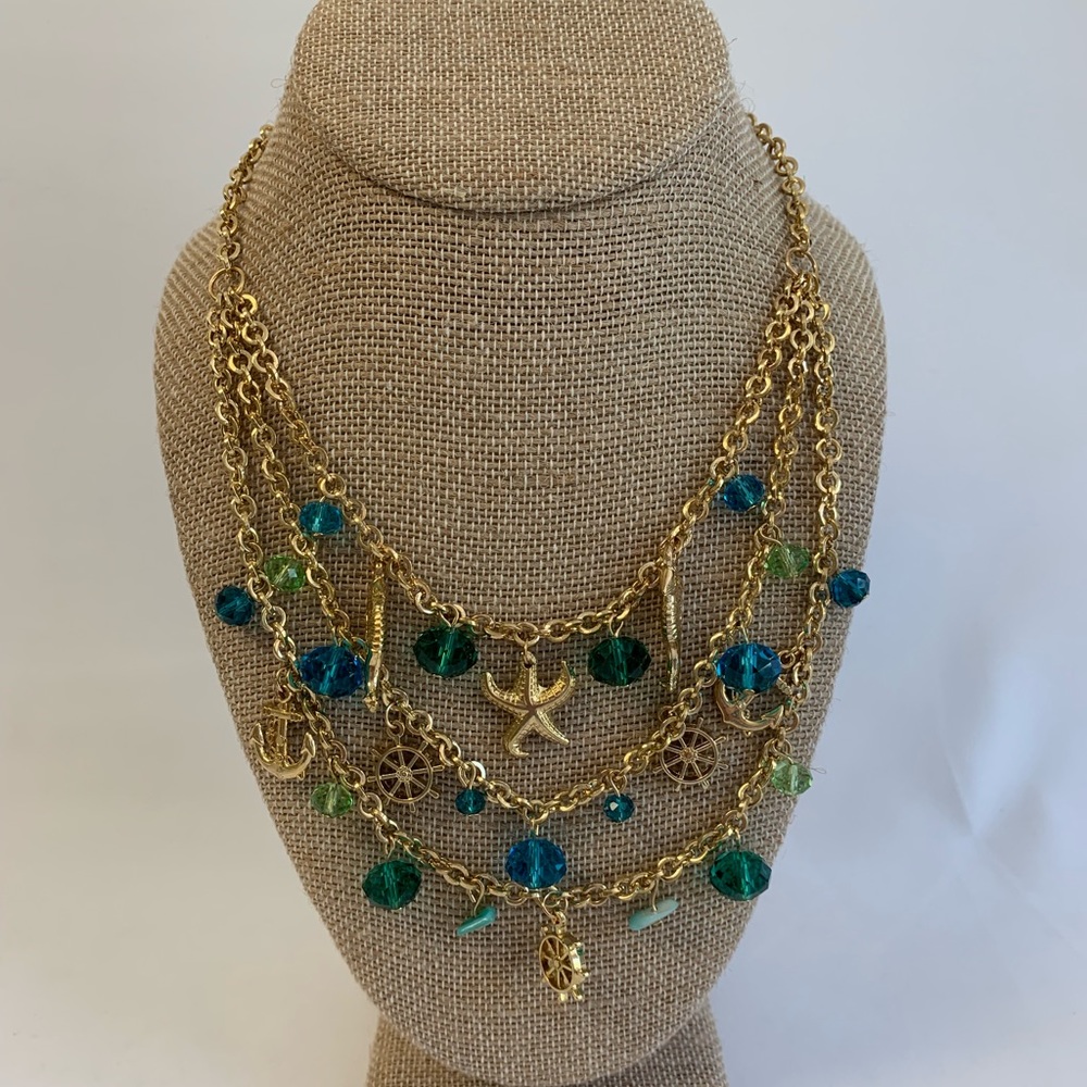 Alexa Starr Multi Layered Nautical Necklace - Picture 3 of 8